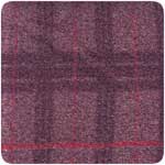 Felt/Boiled Wool  Tartan pattern grey